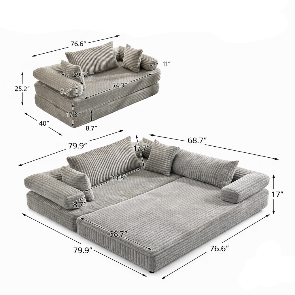 Folding Sofa Bed — Élyra