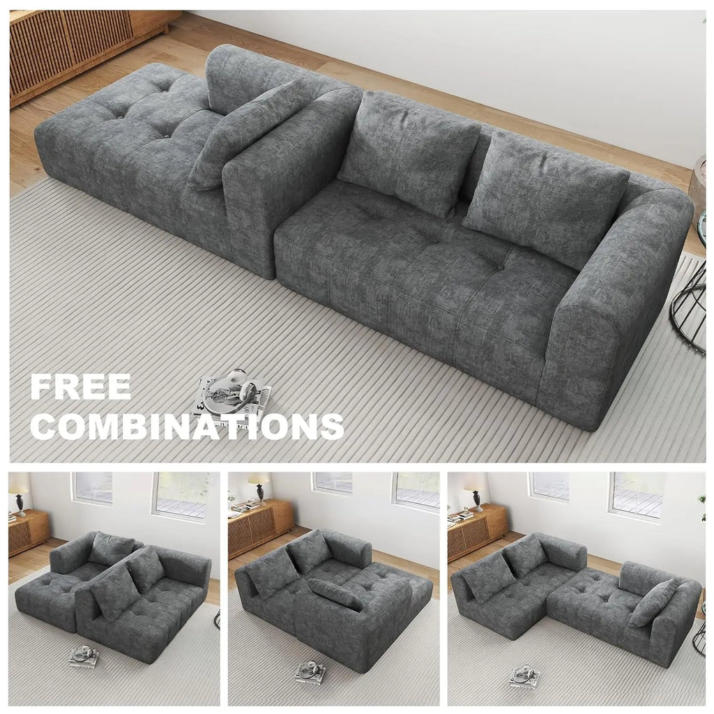 Oversized Modular Cloud Sectional Sofa — Névara