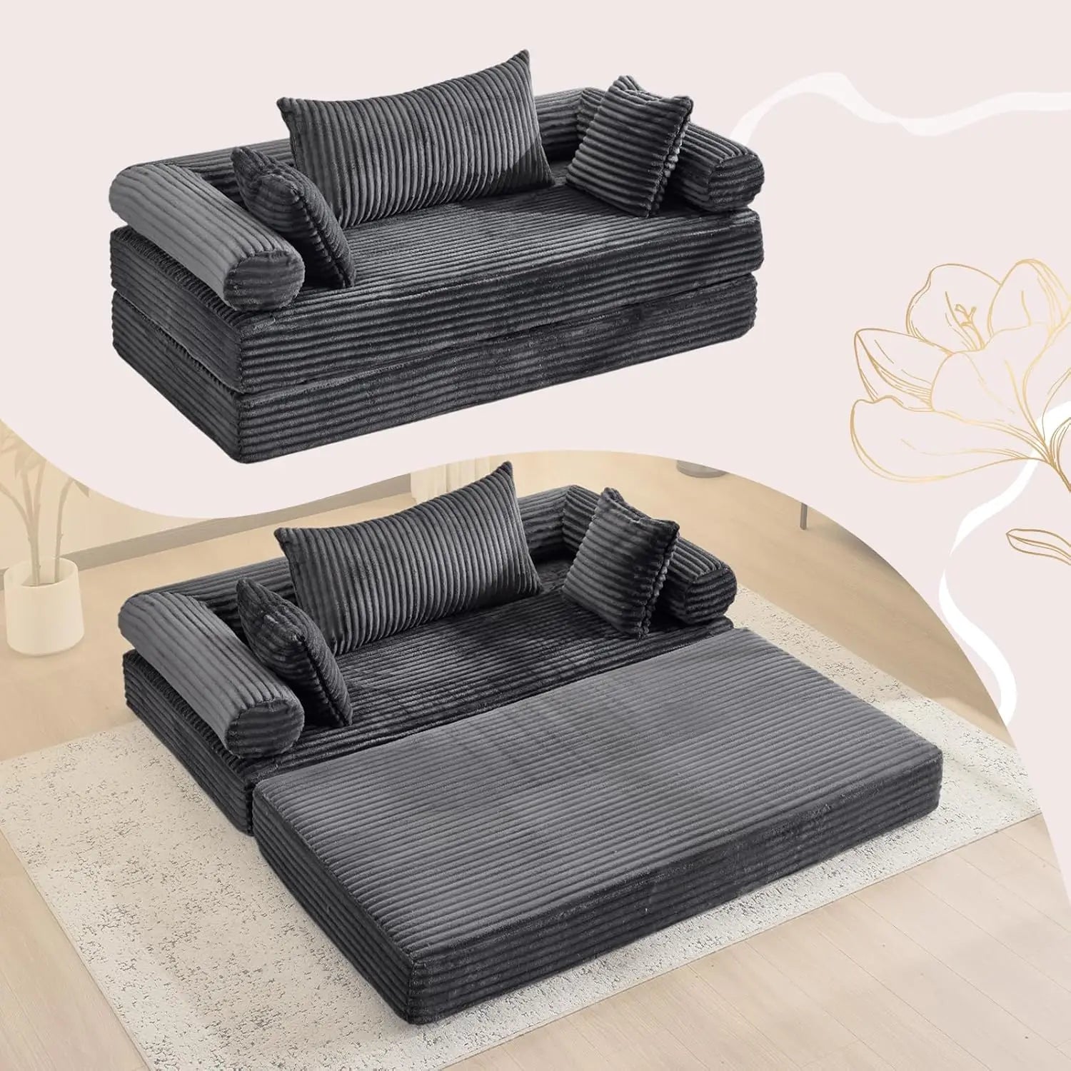 Folding Sofa Bed — Élyra