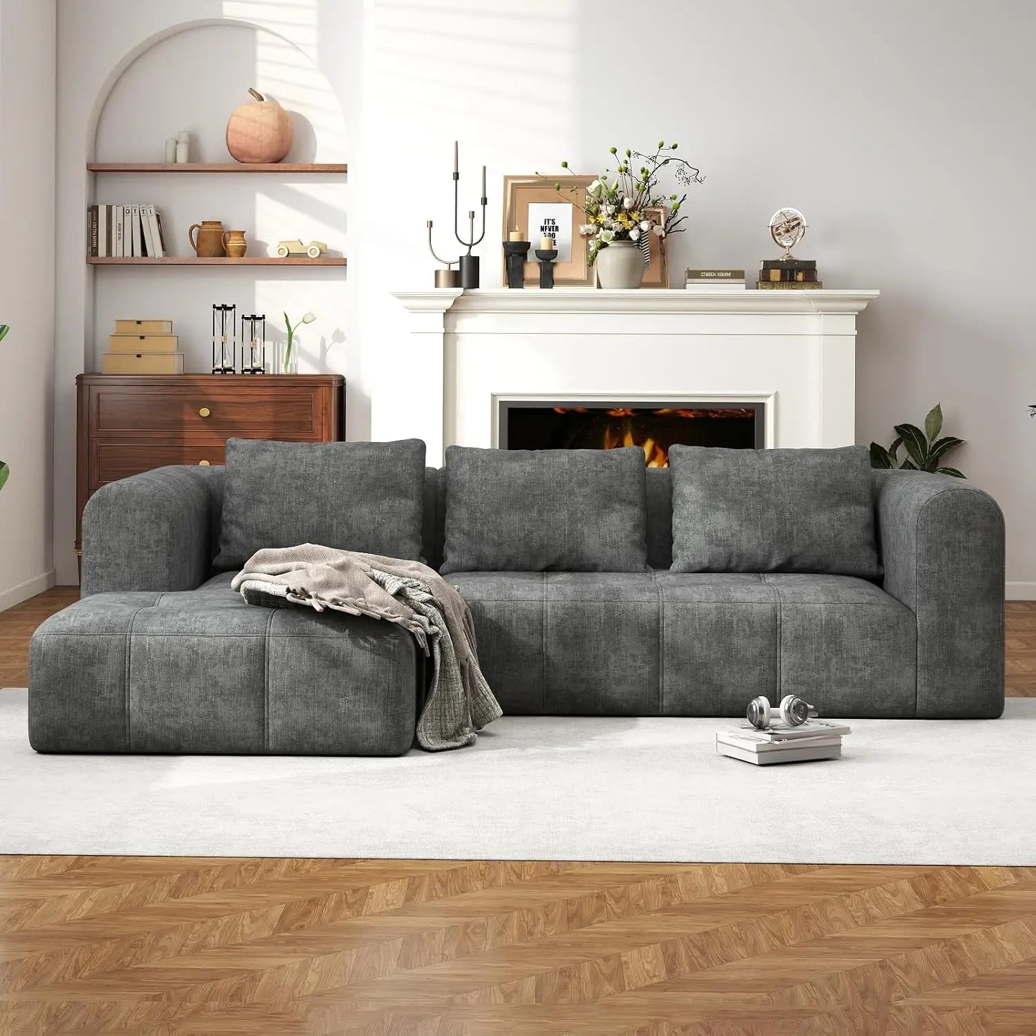 Oversized Modular Cloud Sectional Sofa — Névara