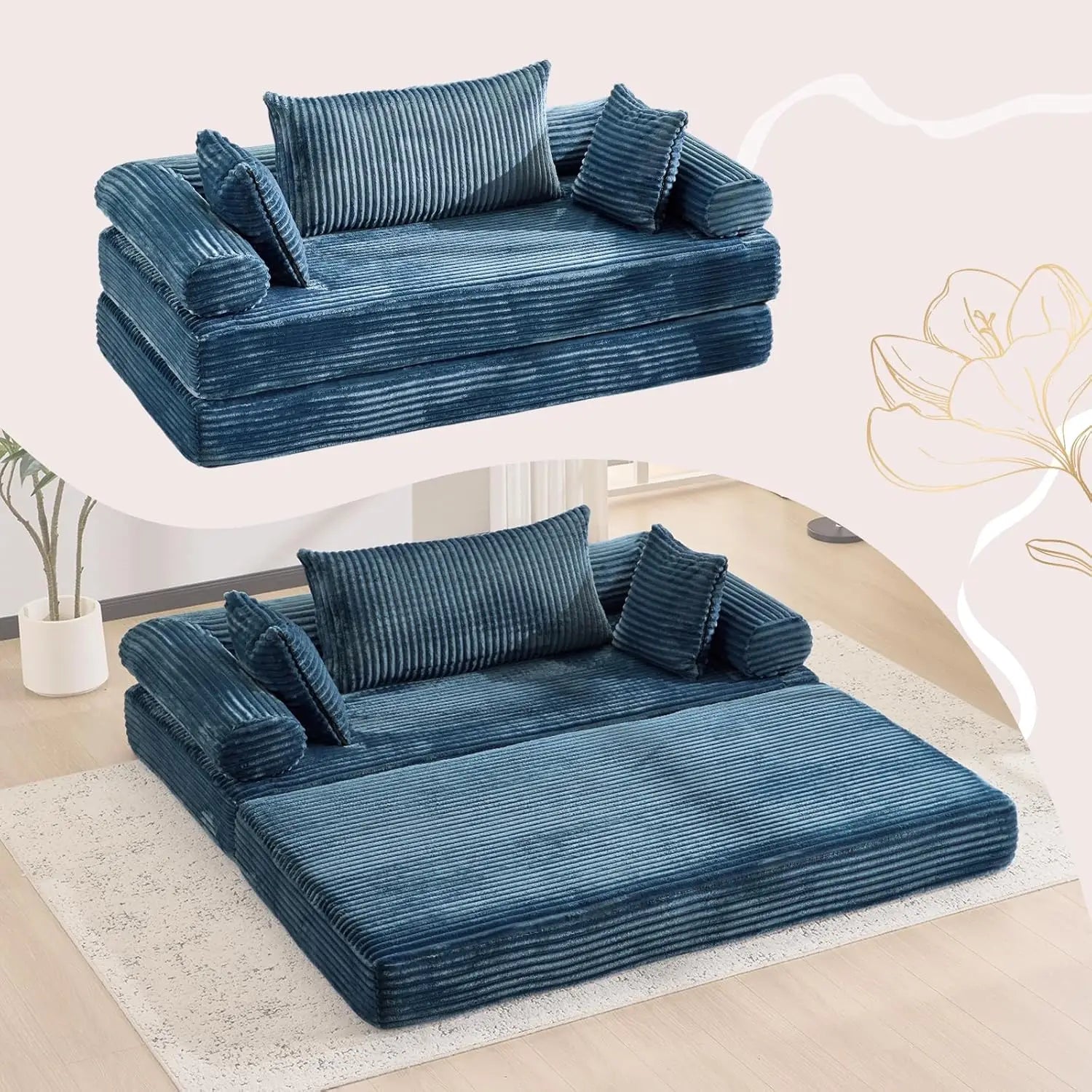 Folding Sofa Bed — Élyra